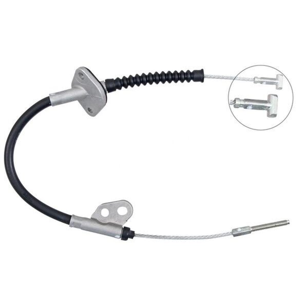 Parking brake cable 610 mm disc brake A.B.S. for e.g. LEXUS IS