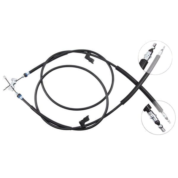 Parking brake cable 1,830 mm disc brake A.B.S. for VOLVO V50 and others