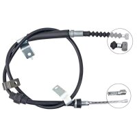 Parking brake cable 1.365 mm drum brake A.B.S. for HONDA CRX