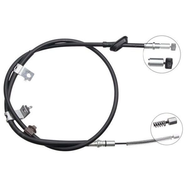 Parking brake cable 1.593 mm drum brake A.B.S. for HONDA JAZZ