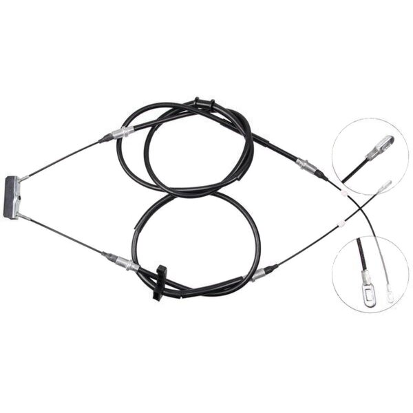 Seilzug Feststellbremse 2.178 mm Scheibenbremse A.B.S. für u.a. SAAB 9-3