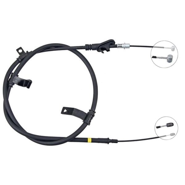 Parking brake cable 1,820 mm drum brake A.B.S. for HYUNDAI SONATA and others