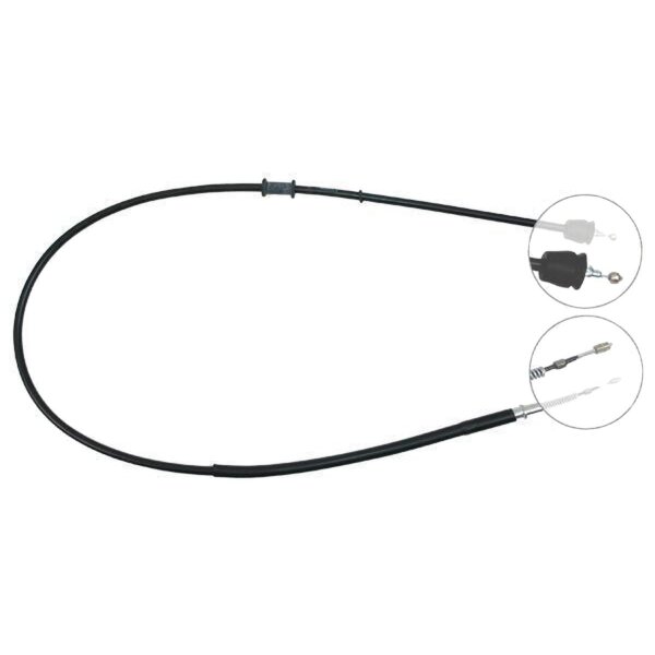 Seilzug Feststellbremse 1.570 mm Scheibenbremse A.B.S. für u.a. MG ZT