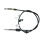 Parking brake cable 1,636 mm disc brake A.B.S. for HONDA CIVIC and others