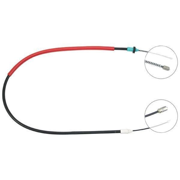 Parking brake cable 1.263 mm drum brake A.B.S. for RENAULT CLIO