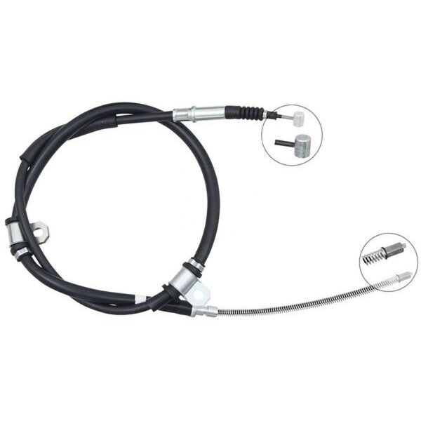 Parking brake cable 1.291 mm drum brake A.B.S. for HYUNDAI TRAJET and others