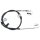 Parking brake cable 1,545 mm drum brake A.B.S. for HYUNDAI H-1 and others