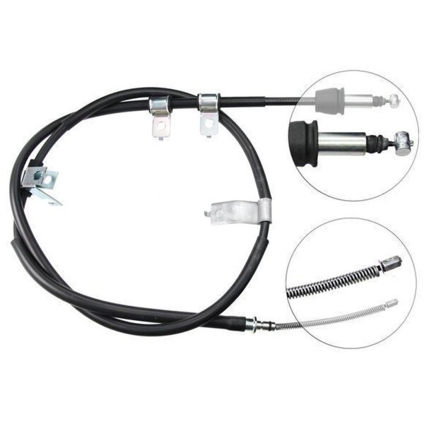 Seilzug Feststellbremse 1.741 mm Scheibenbremse A.B.S. für u.a. HYUNDAI SANTA