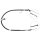 Parking brake cable 1.307 mm drum brake A.B.S. for TOYOTA RAV