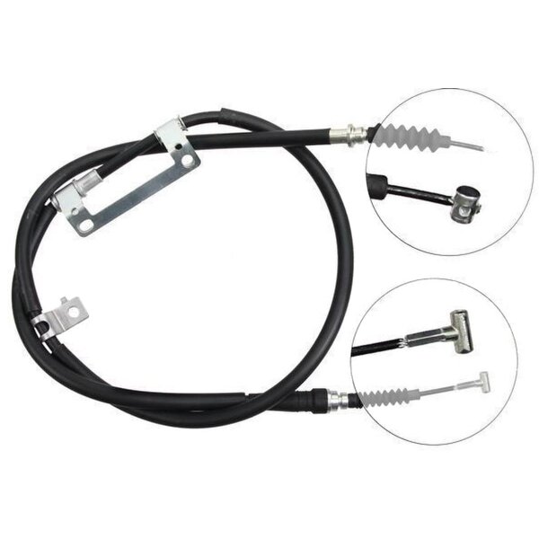 Parking brake cable 1,670 mm disc brake A.B.S. for KIA CARENS and others