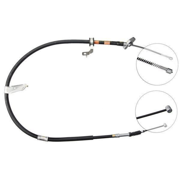 Parking brake cable 1.307 mm drum brake A.B.S. for TOYOTA RAV