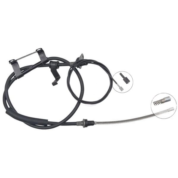 Parking brake cable 2,580 mm drum brake A.B.S. for KIA CARNIVAL and others