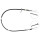 Parking brake cable 1,425 mm disc brake A.B.S. for TOYOTA RAV