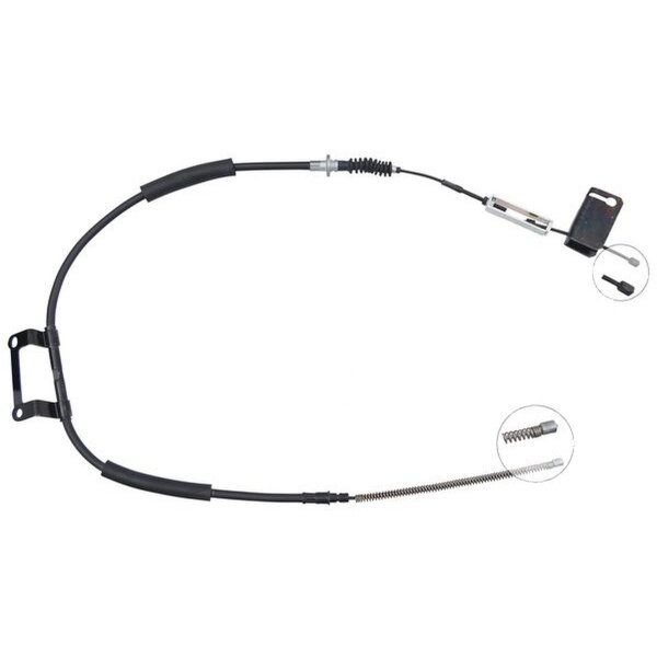 Parking brake cable 1,280 mm drum brake A.B.S. for KIA CARNIVAL and others