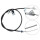 Parking brake cable 1,582 mm drum brake A.B.S. for TOYOTA YARIS