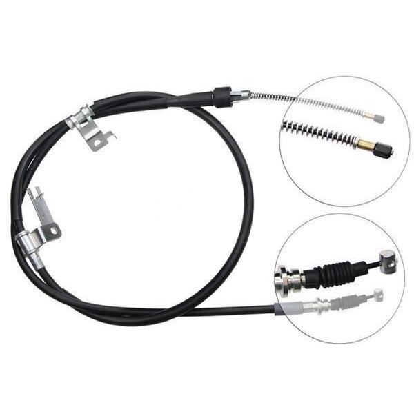 Parking brake cable 1,740 mm drum brake A.B.S. for e.g. MAZDA PREMACY