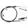 Parking brake cable 1,740 mm drum brake A.B.S. for e.g. MAZDA PREMACY