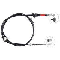 Parking brake cable 1,490 mm drum brake A.B.S. for...