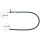 Parking brake cable 900 mm disc brake A.B.S. for e.g. MB C-CLASS