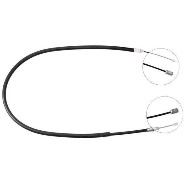 Parking brake cable 1,380 mm disc brake A.B.S. for RENAULT CLIO