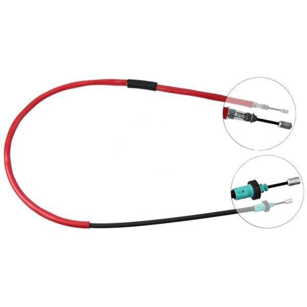 Parking brake cable 1.323 mm disc brake A.B.S. for e.g. RENAULT CLIO