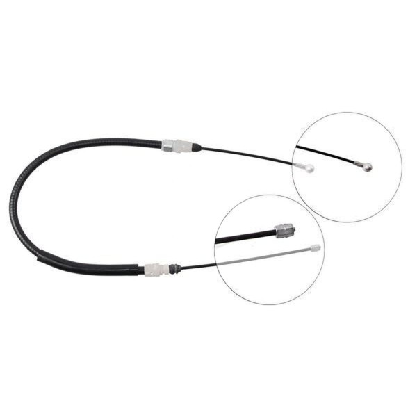 Parking brake cable 815 mm disc brake A.B.S. for PEUGEOT 607