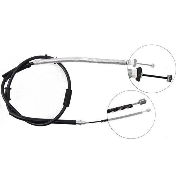 Parking brake cable 1,673 mm A.B.S. for FIAT PUNTO EVO and others