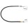 Parking brake cable no rolling 957 mm A.B.S. for CITROËN DS5 and others