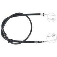Parking brake cable 1,550 mm disc brake A.B.S. for FIAT...