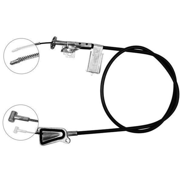 Seilzug Feststellbremse hinten links A.B.S. für NISSAN ALMERA II Hatchback