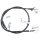 Parking brake cable 1,800 mm disc brake A.B.S. for HYUNDAI TUCSON and others