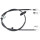 Parking brake cable 1.816 mm disc brake A.B.S. for e.g. OPEL ASTRA