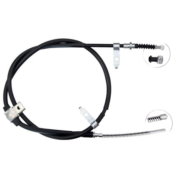 Parking brake cable 1,765 mm drum brake A.B.S. for MAZDA B-SERIES and others