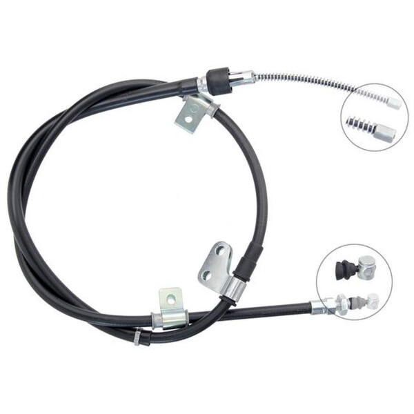 Parking brake cable 1,453 mm drum brake A.B.S. for SUZUKI CARRY and others