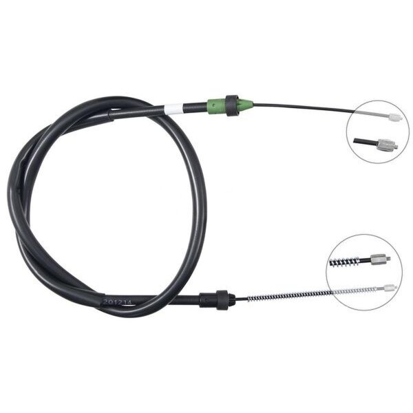 Seilzug Feststellbremse 1.400 mm Trommelbremse A.B.S. für u.a. RENAULT THALIA