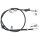 Seilzug Feststellbremse 1.636 mm Scheibenbremse A.B.S. für u.a. HONDA CIVIC
