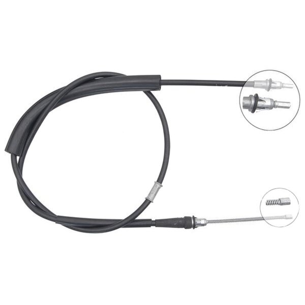 Parking brake cable 1,815 mm drum brake A.B.S. for JEEP CHEROKEE