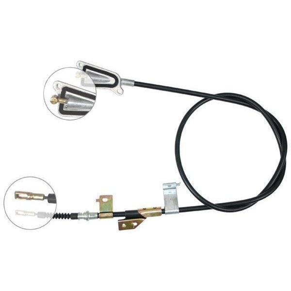 Seilzug Feststellbremse 1.665 mm Scheibenbremse A.B.S. für u.a. NISSAN ALMERA