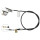 Parking brake cable no rolling 1.660 mm A.B.S. for NISSAN ALMERA