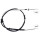 Parking brake cable 1,872 mm drum brake A.B.S. for e.g. OPEL COMBO