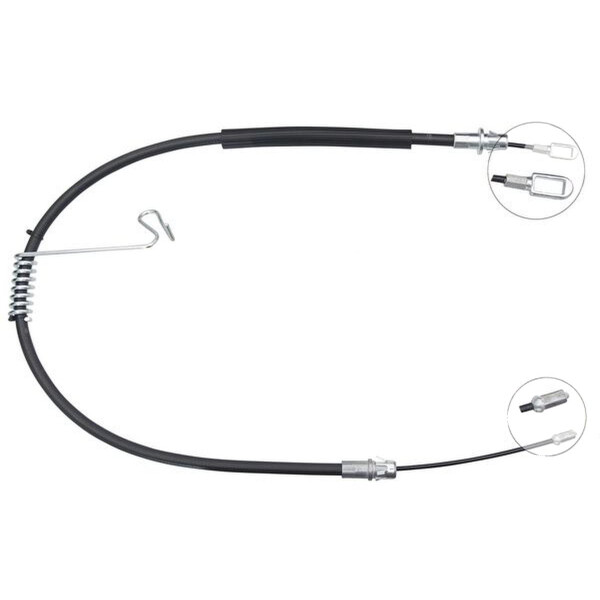 Parking brake cable 994 mm disc brake A.B.S. for FORD TRANSIT