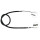 Parking brake cable 1,479 mm disc brake A.B.S. for e.g. RENAULT SCÉNIC