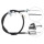 Parking brake cable 1,610 mm drum brake A.B.S. for NISSAN ALMERA