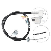 Parking brake cable 1,605 mm drum brake A.B.S. for NISSAN...