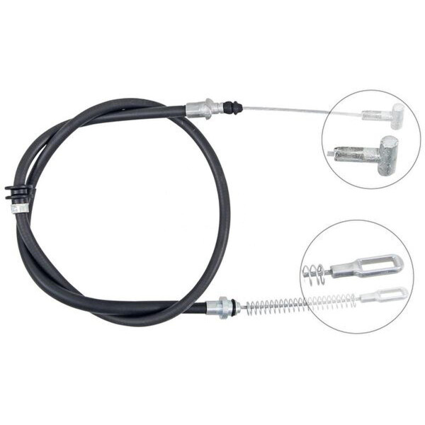 Parking brake cable 1,318 mm A.B.S. for IVECO DAILY and others