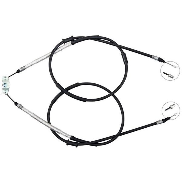 Parking brake cable 1,468 mm disc brake A.B.S. for e.g. OPEL CORSA
