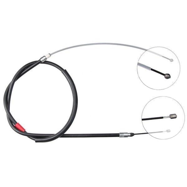 Parking brake cable 1,680 mm disc brake A.B.S. for BMW 5 Series and others