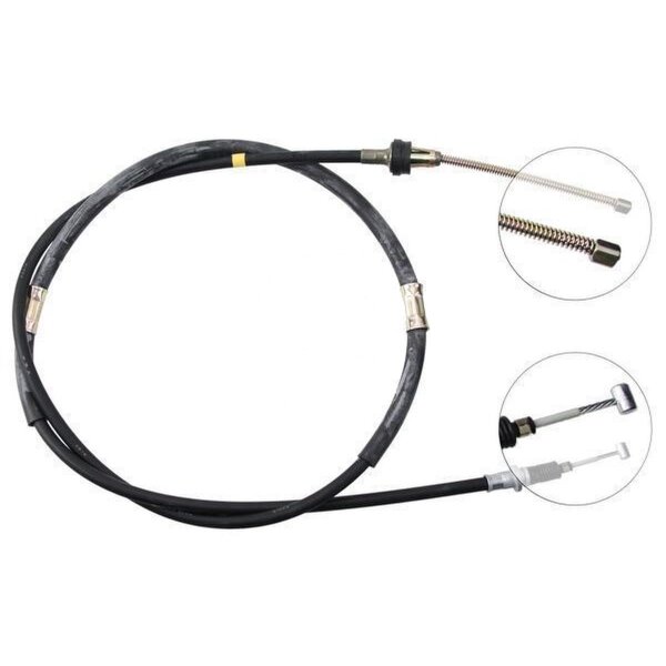 Parking brake cable 1,960 mm drum brake A.B.S. for e.g. DAIHATSU ROCKY