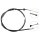 Parking brake cable 1,960 mm drum brake A.B.S. for e.g. DAIHATSU ROCKY