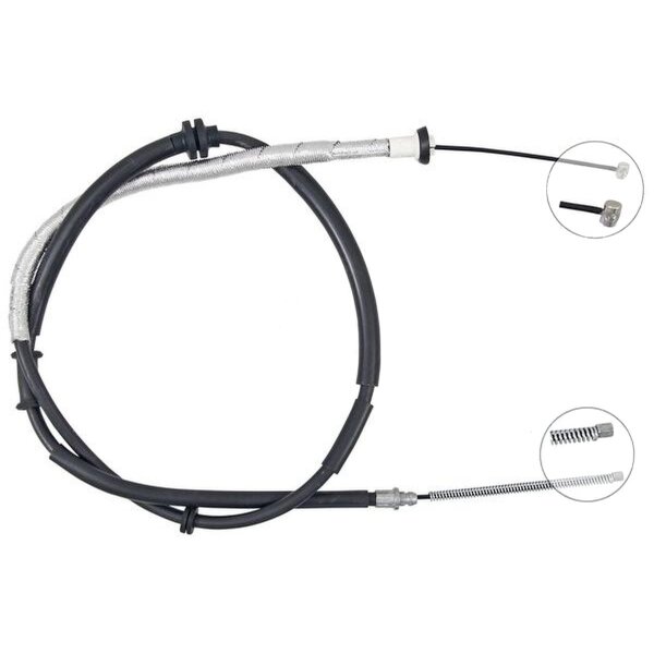 Parking brake cable 1,737 mm drum brake A.B.S. for FIAT TIPO